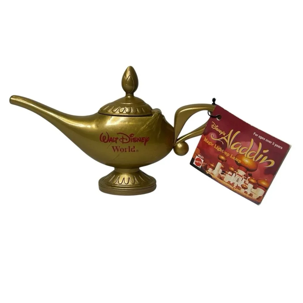 New 90s 1990s Vintage Aladdin light up lamp toy